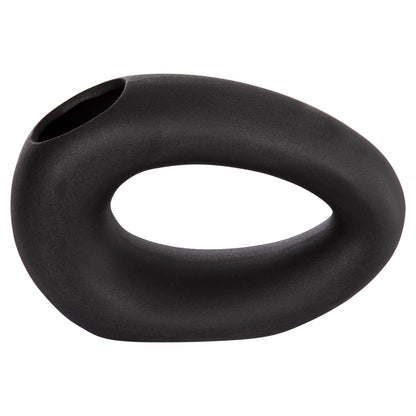 CERAMIC TABLE DECOR ELLIPTO HM4645.02 BLACK MATTE 23x8x16Hcm.