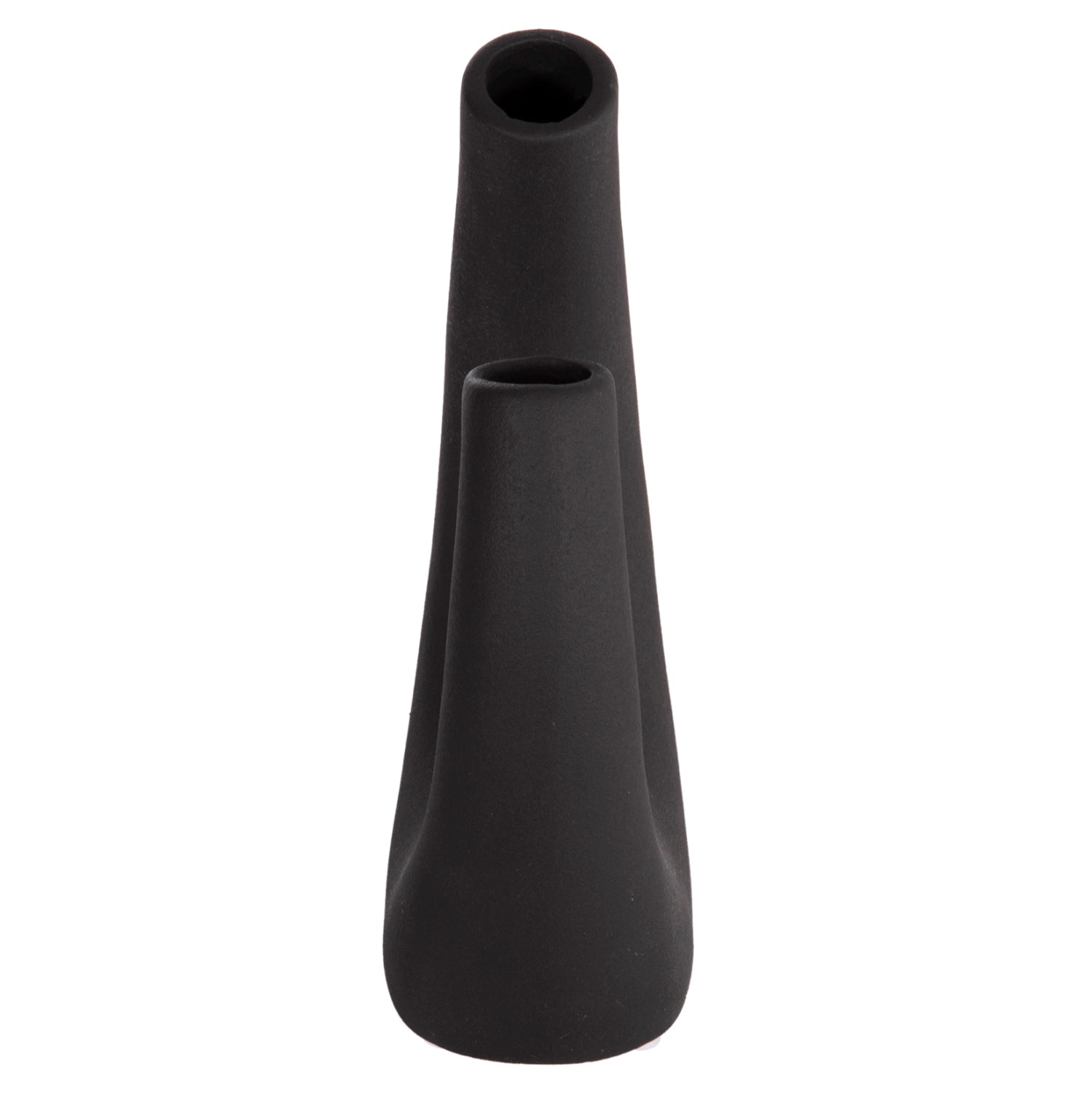 CERAMIC TABLE DECOR ELLIPTO HM4643.02 BLACK MATTE 15x7x21,5Hcm.