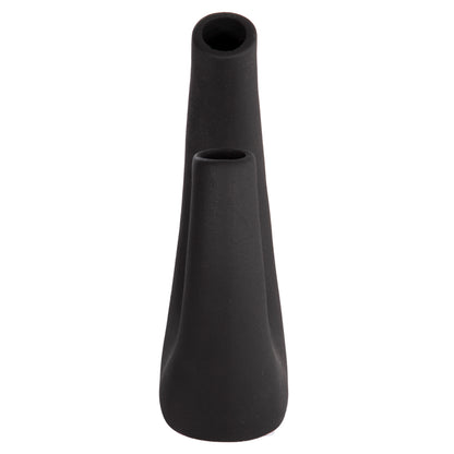 CERAMIC TABLE DECOR ELLIPTO HM4643.02 BLACK MATTE 15x7x21,5Hcm.