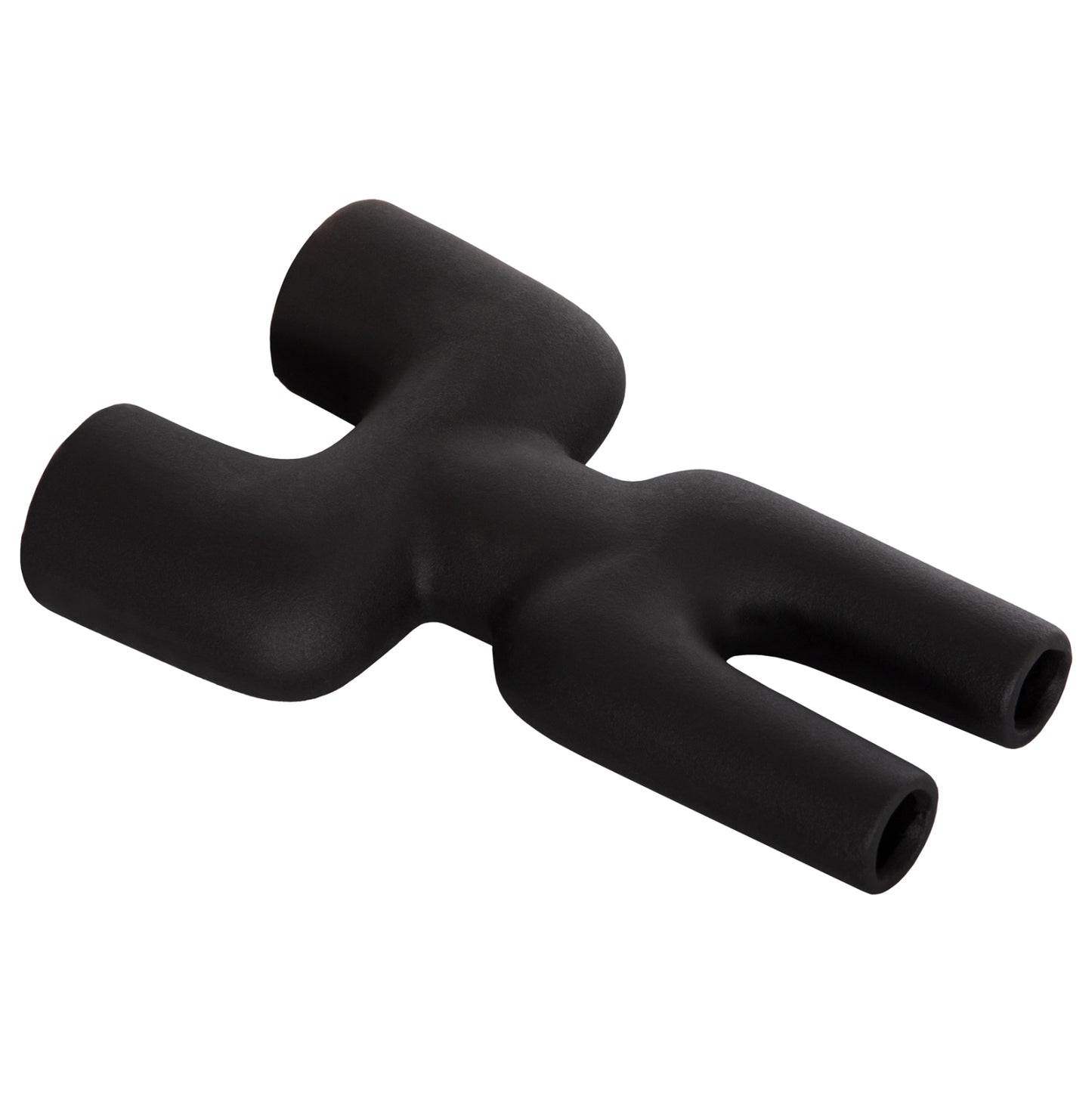 CERAMIC TABLE DECOR MANI HM4642.02 BLACK MATTE 15.5x6x23.5Hcm.