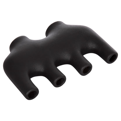 CERAMIC TABLE DECOR MANI HM4641.02 MATTE BLACK 21x6x13Hcm.