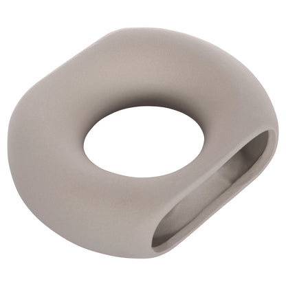 CERAMIC TABLE DECOR ELLIPTO HM4646.03 MATTE GREY 18x6.5x14Hcm.