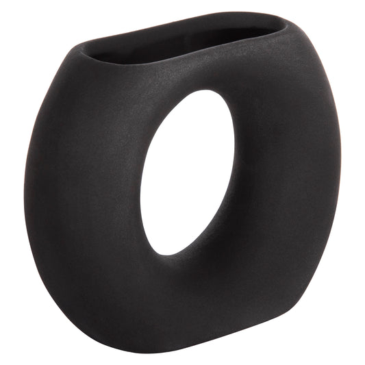 CERAMIC TABLE DECOR ELLIPTO HM4646.02 MATTE BLACK 18x6.5x14Hcm.
