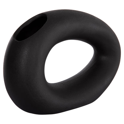 CERAMIC TABLE DECOR ELLIPTO HM4645.02 BLACK MATTE 23x8x16Hcm.