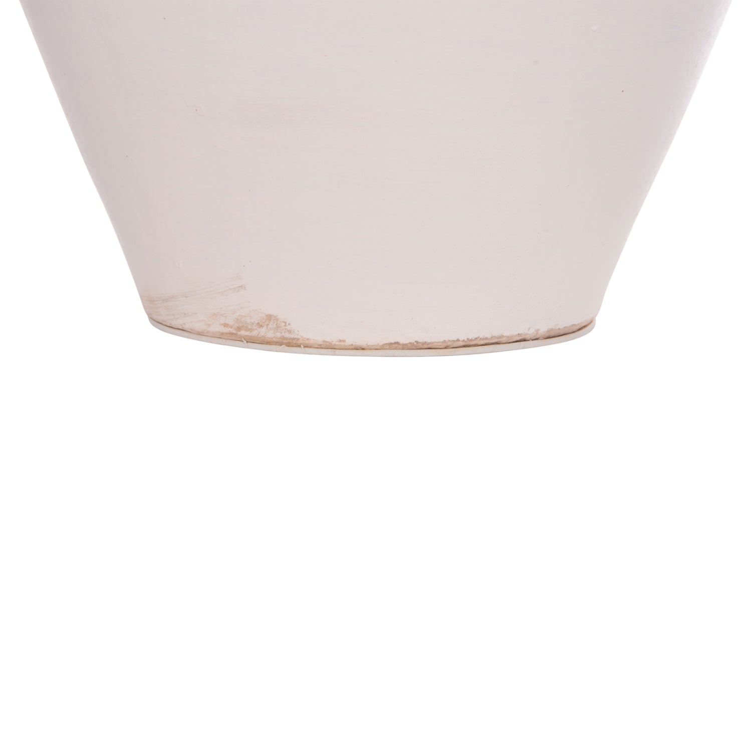 DECORATIVE VASE (AMPHORA) FEAX HM4676.02L TERRACOTA IN WHITE--35x35x58Hcm.