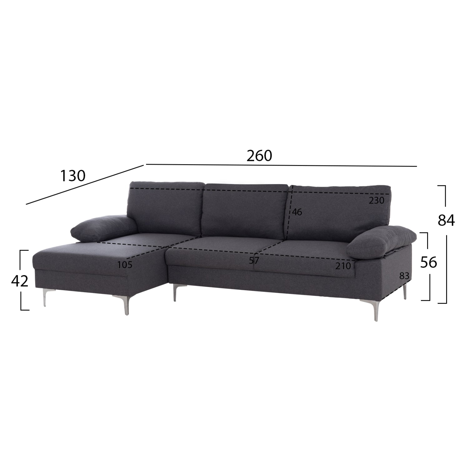 STUDENT PACK LIVING ROOM 3PCS HM11383