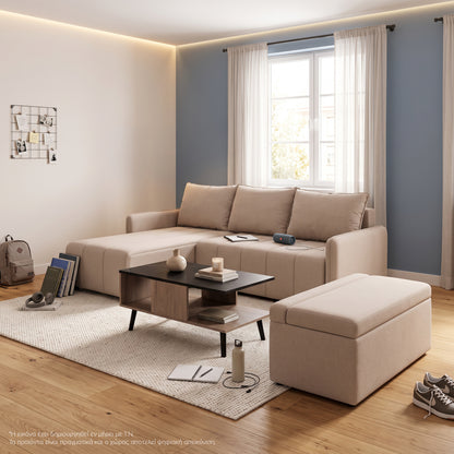 STUDENT PACK 3PCS LIVING ROOM HM11384 BEIGE