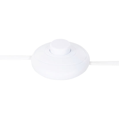 FLOOR LAMP SMUSH HM4256.03 METAL IN WHITE-ROTATING CAP Φ50x100Hcm.