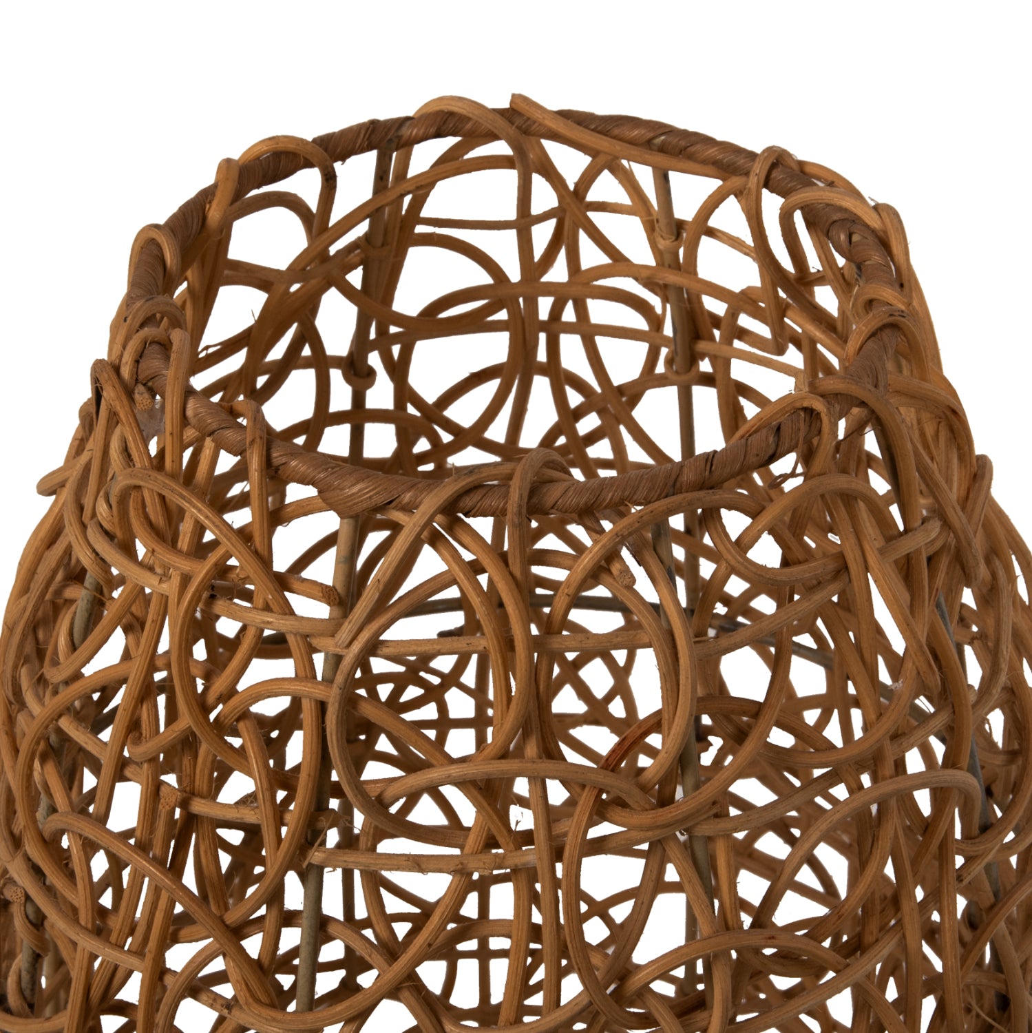 FLOOR STANDING LAMP HM7877 RATTAN IN NATURAL COLOR Φ24x62Hcm.