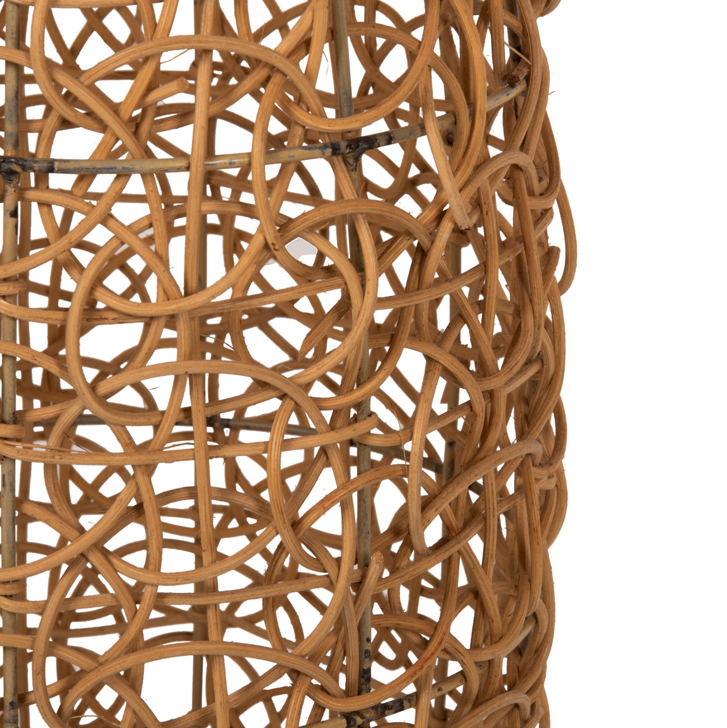FLOOR STANDING LAMP HM7877 RATTAN IN NATURAL COLOR Φ24x62Hcm.