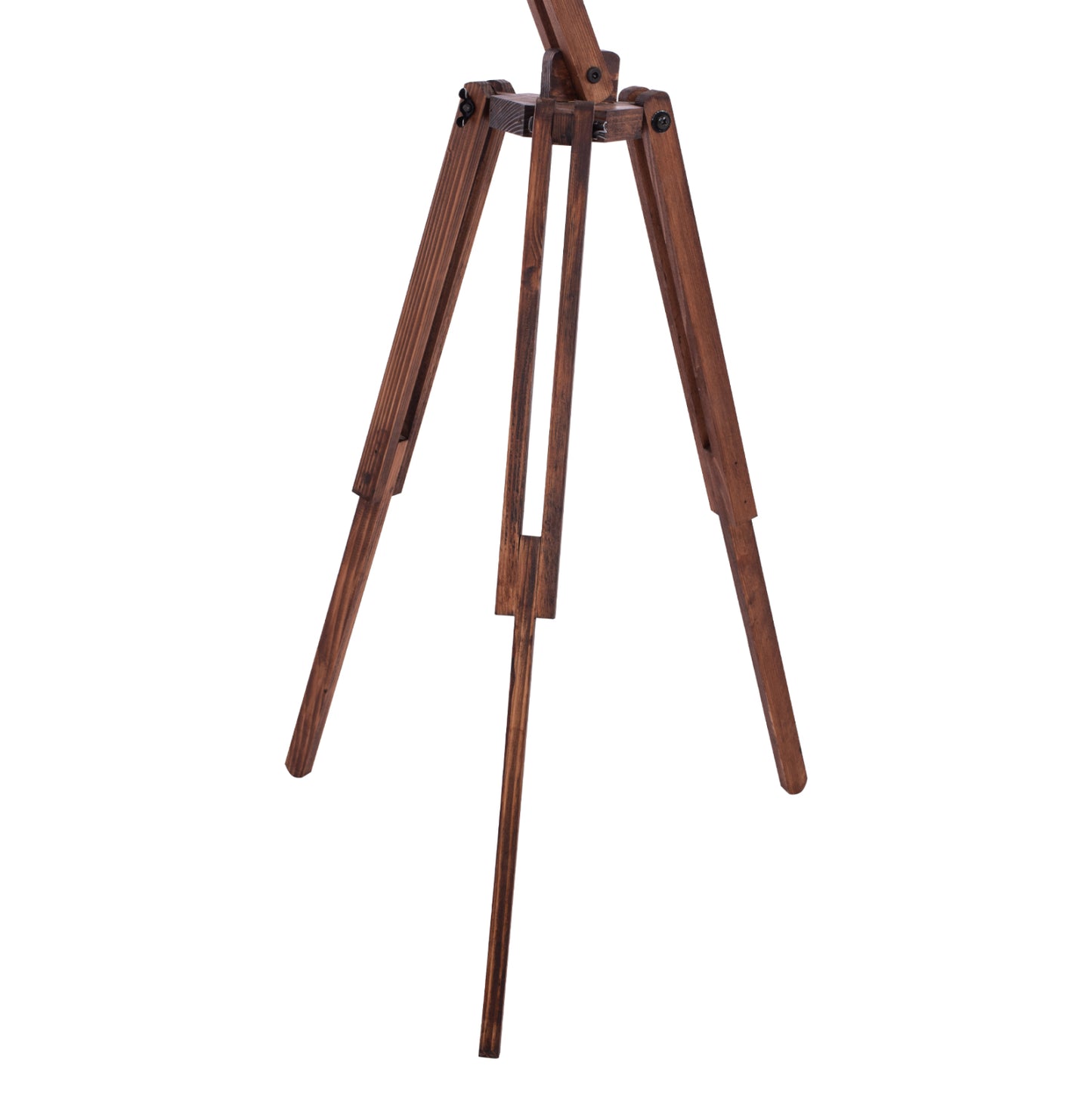 FLOOR STANDING LAMP CRANE WITH TRIPOD AND ARM BEIGE CAP 54x54x170Hcm.HM7694.01