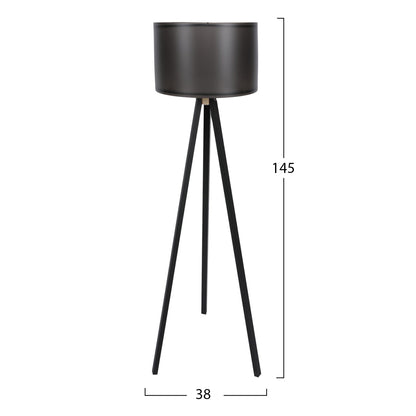 FLOOR LAMP IN BLACK FB97272.18 Φ38x145cm