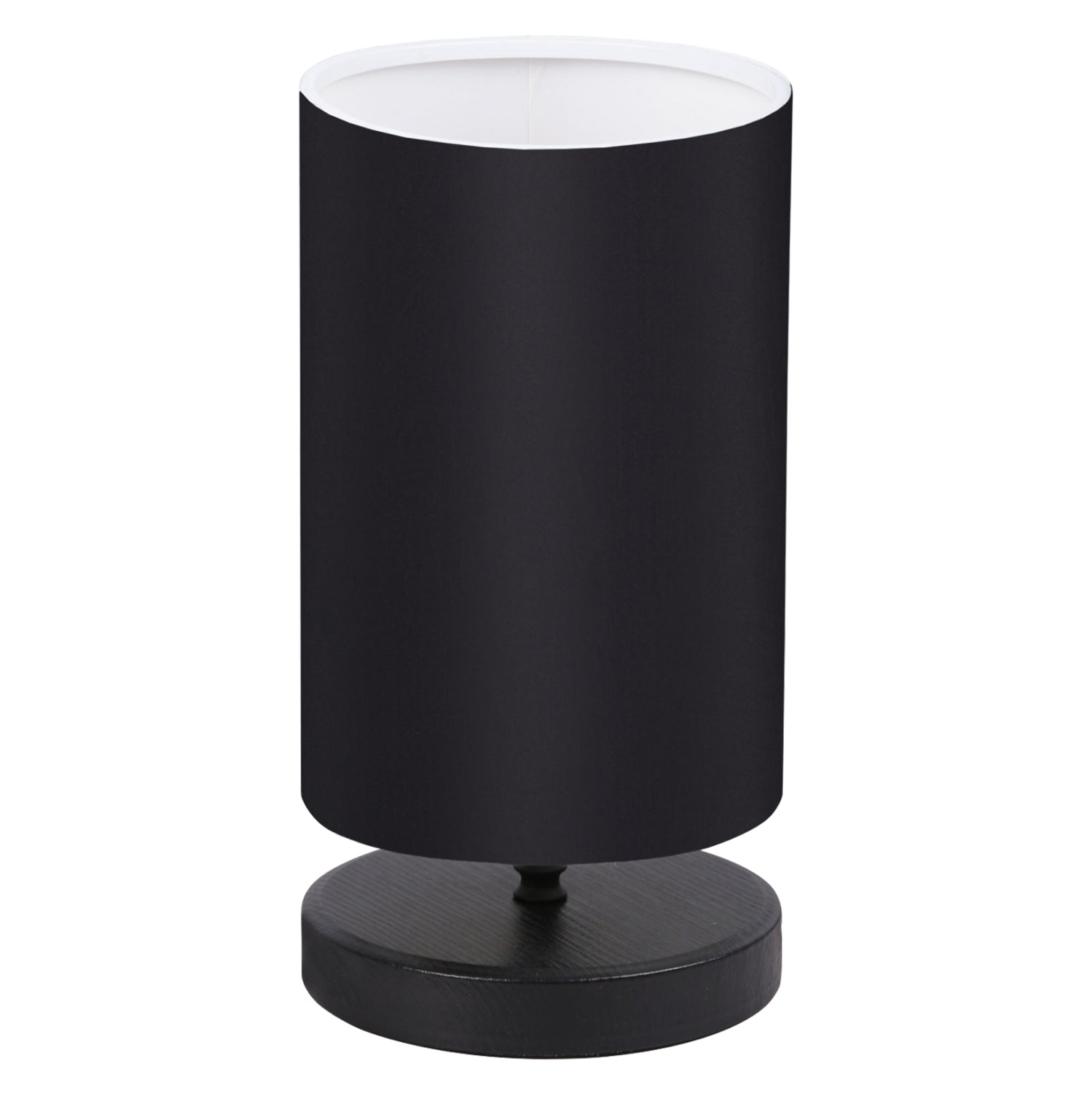 TABLE LAMP HM7595.02 BLACK BASE, BLACK CAP