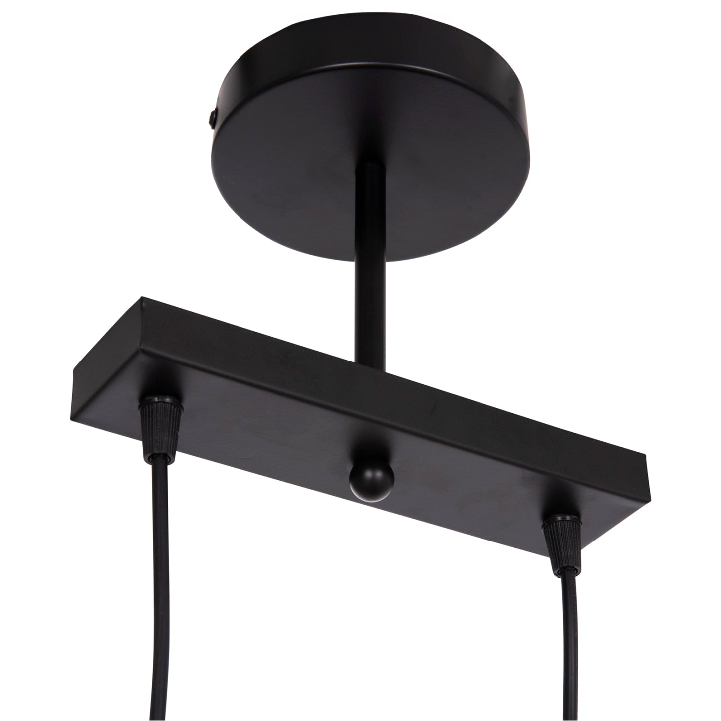 CEILING PENDANT 2-LIGHT BELL HM7531.11 BLACK METAL-BRONZE SOCKET Φ21,5x135Hcm.