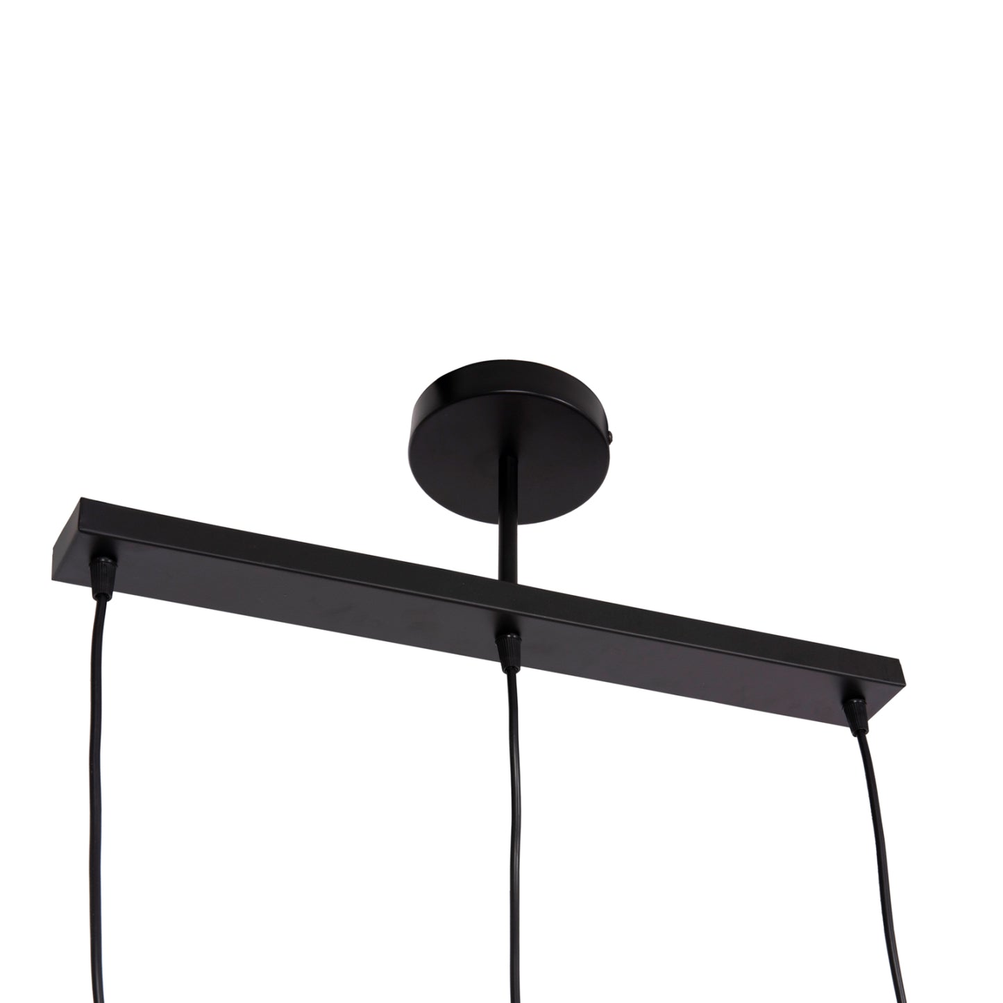 CEILING PENDANT 3-LIGHT BELL HM7533.11 BLACK METAL-BRONZE SOCKET Φ21,5x128Hcm.