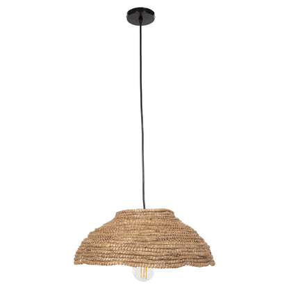 CEILING PENDANT MANILA HEMP FIBERS IN NATURAL COLOR Φ41x14-120Hcm. HM7784