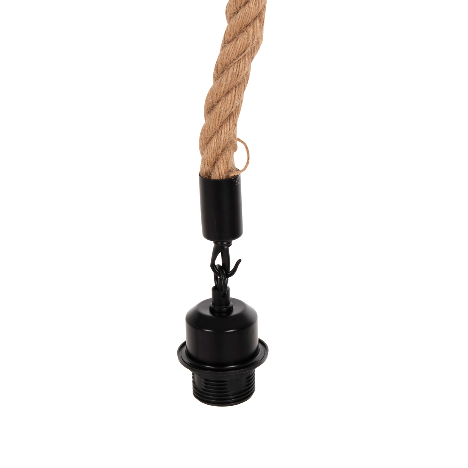 CEILING PENDANT LAMP HM4042 ROPE 1M LONG AND 1.6cm THICK-E27 SOCKET