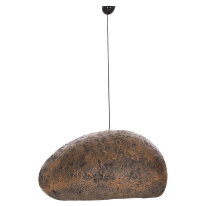 CEILING PENDANT LAMP STONE-LOOK STONER (L) HM4419.03 BROWN/GREY--73x55x40Hcm.