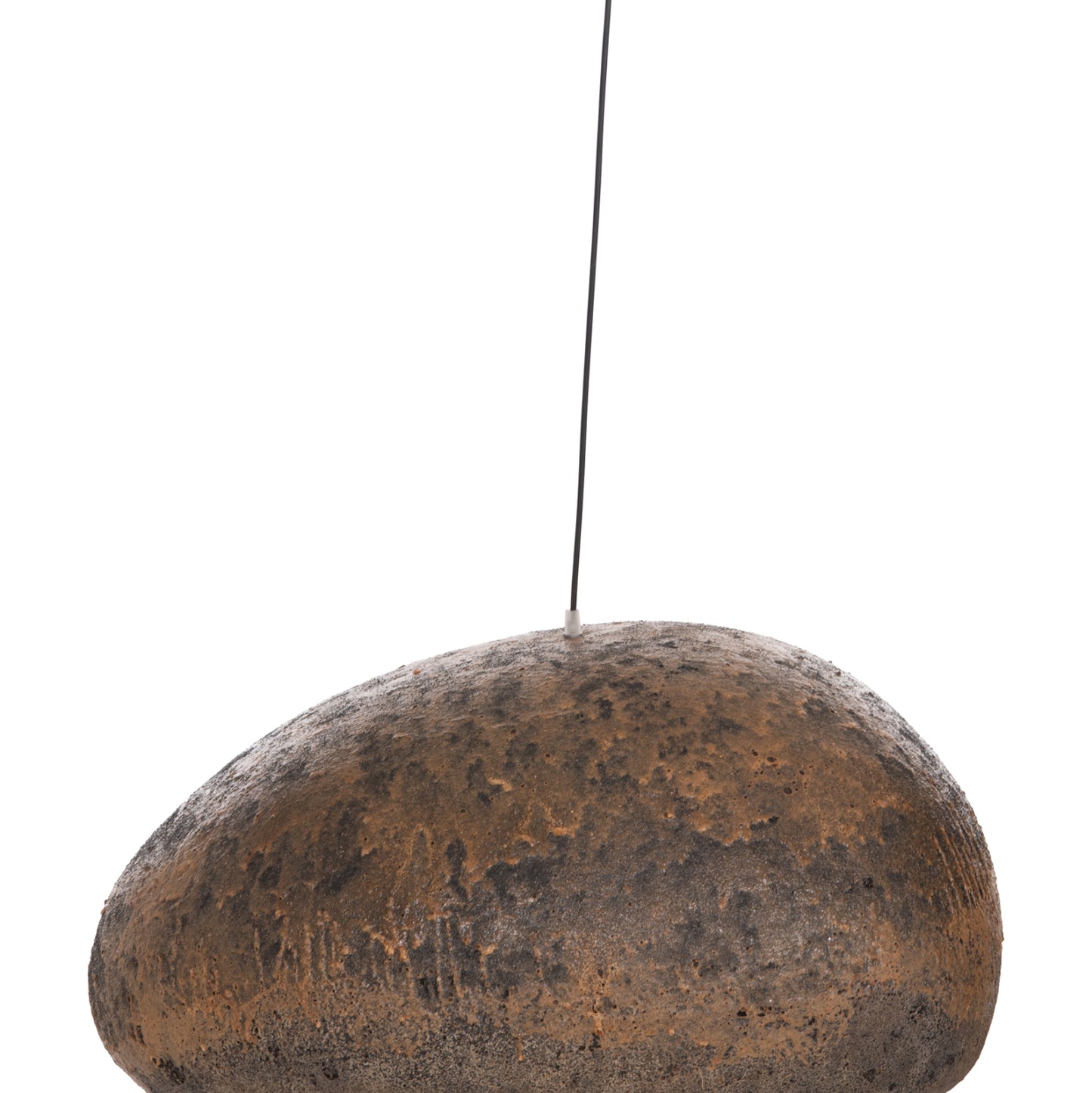 CEILING PENDANT LAMP STONE-LOOK STONER (L) HM4419.03 BROWN/GREY--73x55x40Hcm.