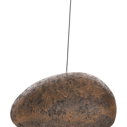 CEILING PENDANT LAMP STONE-LOOK STONER (L) HM4419.03 BROWN/GREY--73x55x40Hcm.