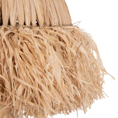 CEILING PENDANT LAMP SIFO HM4714 SISAL & BANANA FIBERS CAP-NATURAL & MIX Φ35x45Hcm.