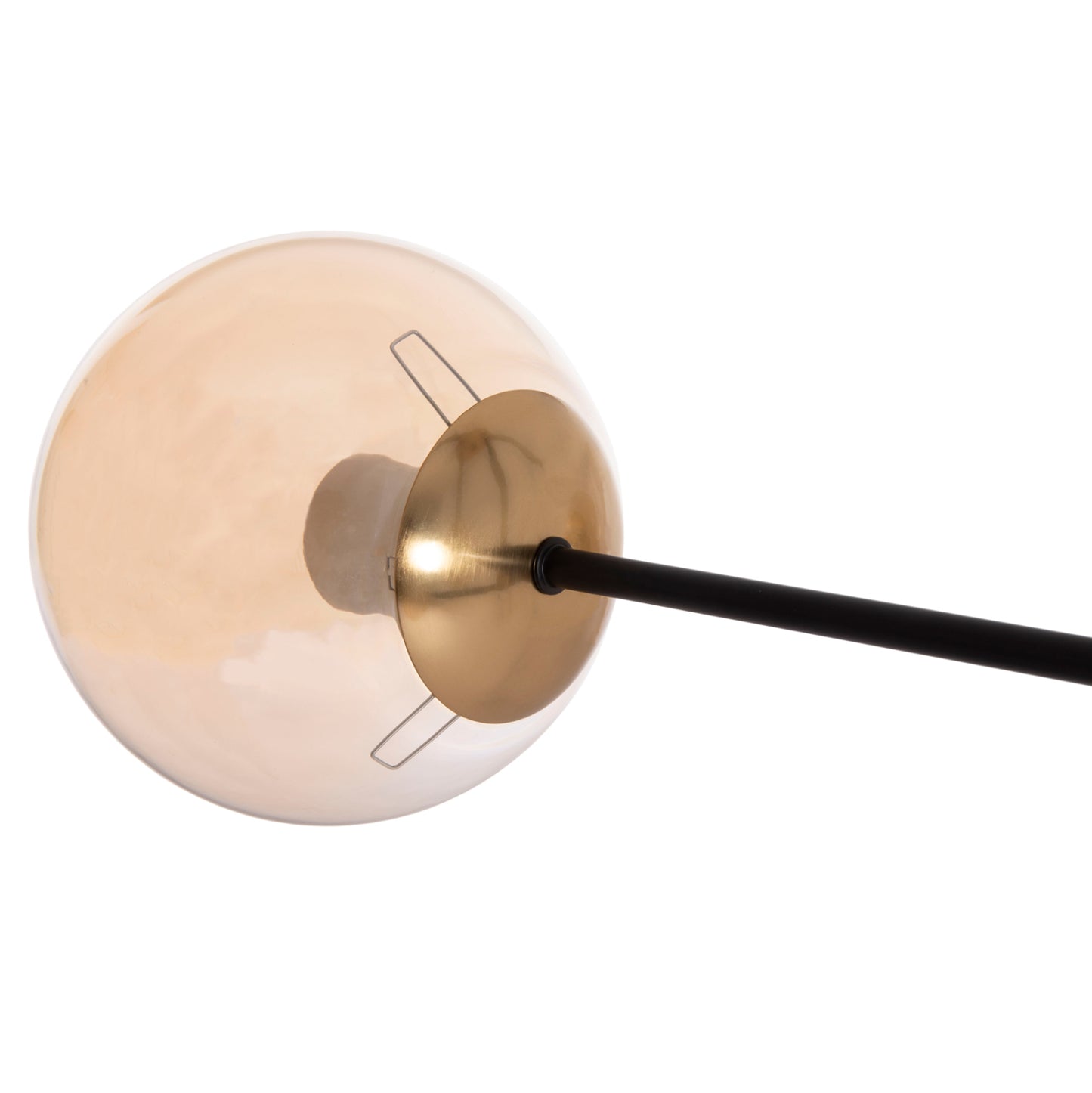 CEILING FIXTURE DREMP HM7409.11 FOUR-LIGHT BLACK-GOLD 68x68x36Hcm.