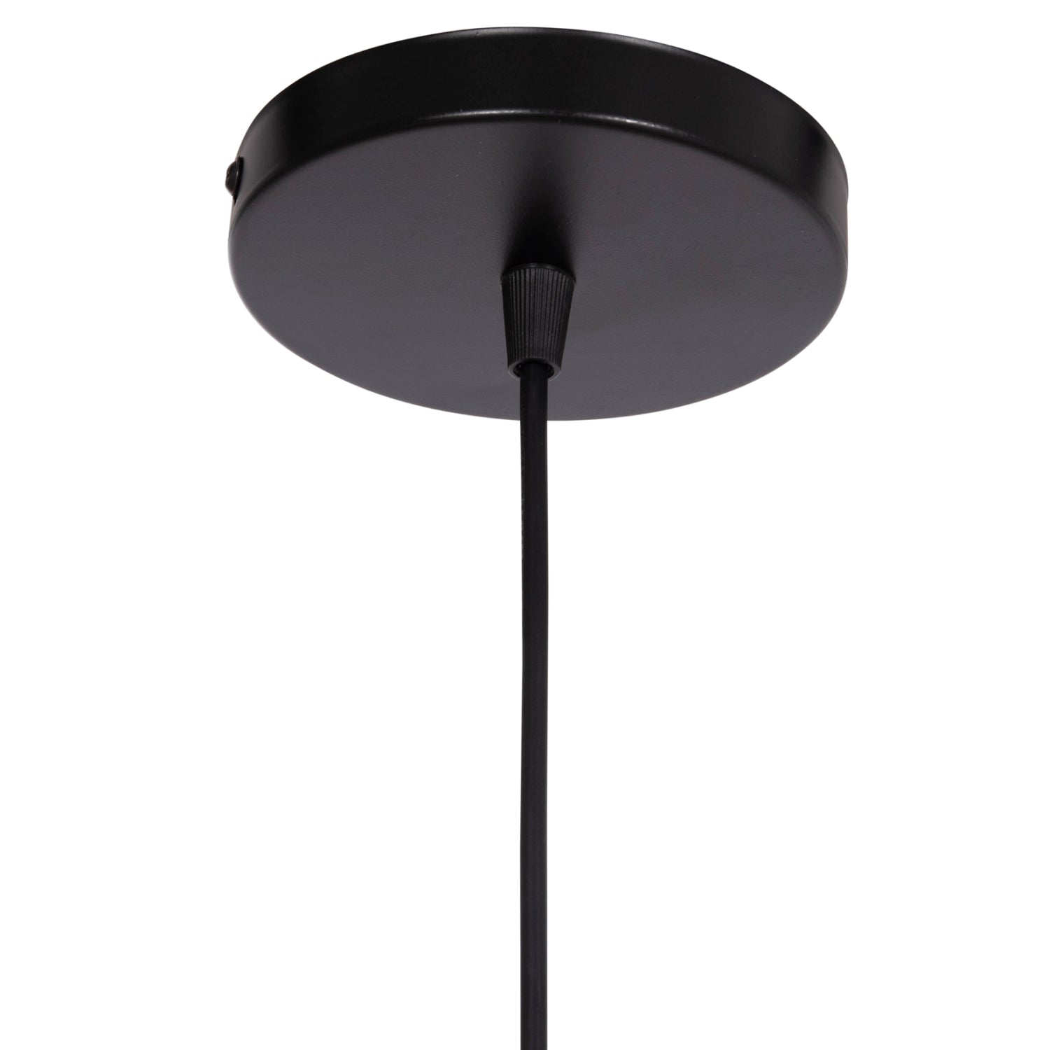 CEILING PENDANT LAMP DROPLET HM7503.11 METAL IN BLACK-MILKY WHITE GLOBE BULB 23.5x12x147Hcm.