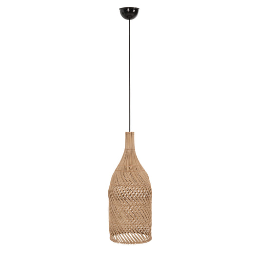 CEILING PENDANT LAMP HM7883 NATURAL RATTAN IN NATURAL COLOR Φ34,5x178Hcm.