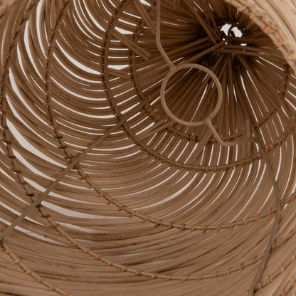CEILING PENDANT LAMP CARBOY HM7884 NATURAL RATTAN IN NATURAL COLOR Φ28x163.5Hcm.