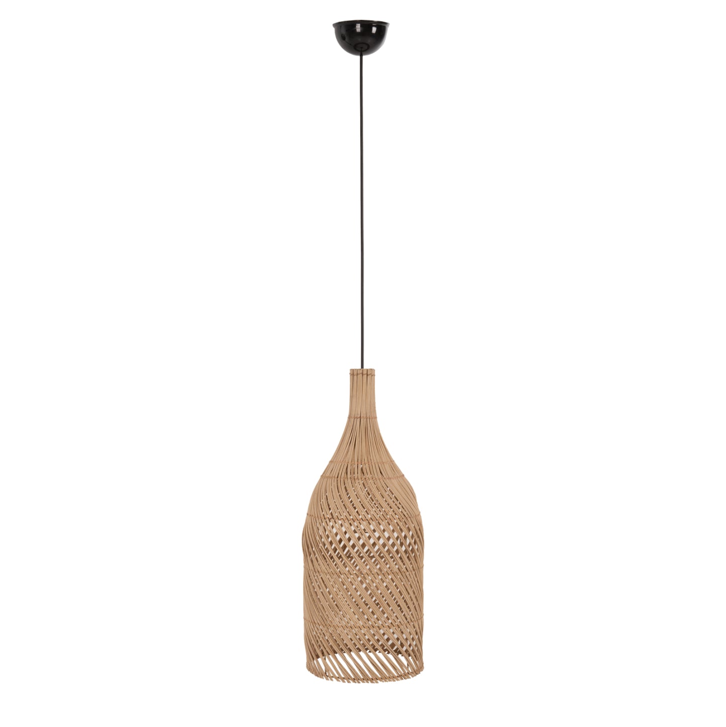 CEILING PENDANT LAMP CARBOY HM7884 NATURAL RATTAN IN NATURAL COLOR Φ28x163.5Hcm.