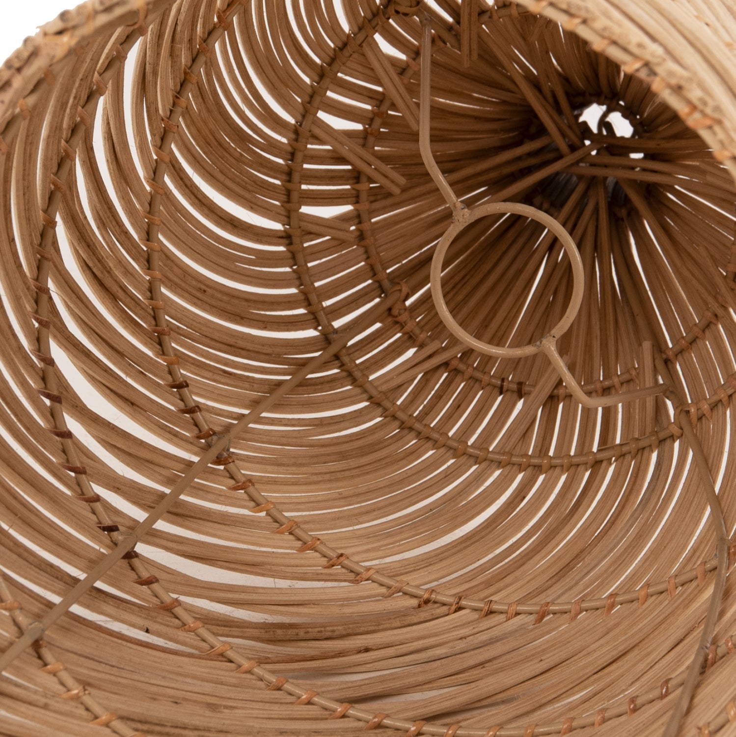 CEILING PENDANT LAMP HM7885 RATTAN IN NATURAL COLOR Φ23x148Hcm.