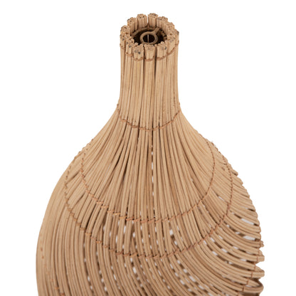 CEILING PENDANT LAMP HM7885 RATTAN IN NATURAL COLOR Φ23x148Hcm.