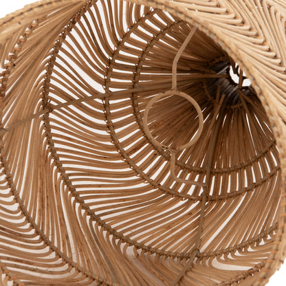 CEILING PENDANT LAMP THEON ΗΜ7888 NATURAL RATTAN IN NATURAL COLOR Φ22x148Hcm.