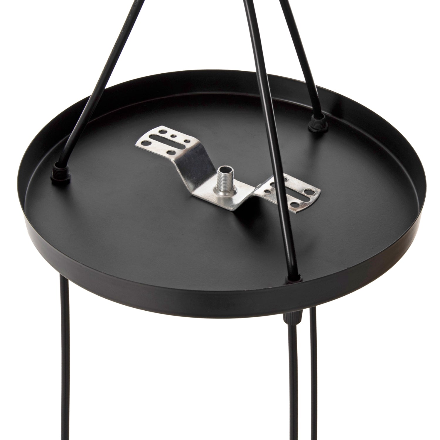 CEILING PENDANT LAMP HM4036 3 CUBES BLACK METAL Φ23x122Hcm.