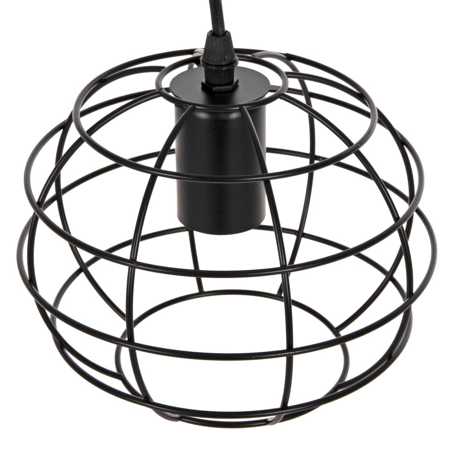 CEILING PENDANT LAMP HM4038 3 METAL SPHERES Φ23x122Hcm.
