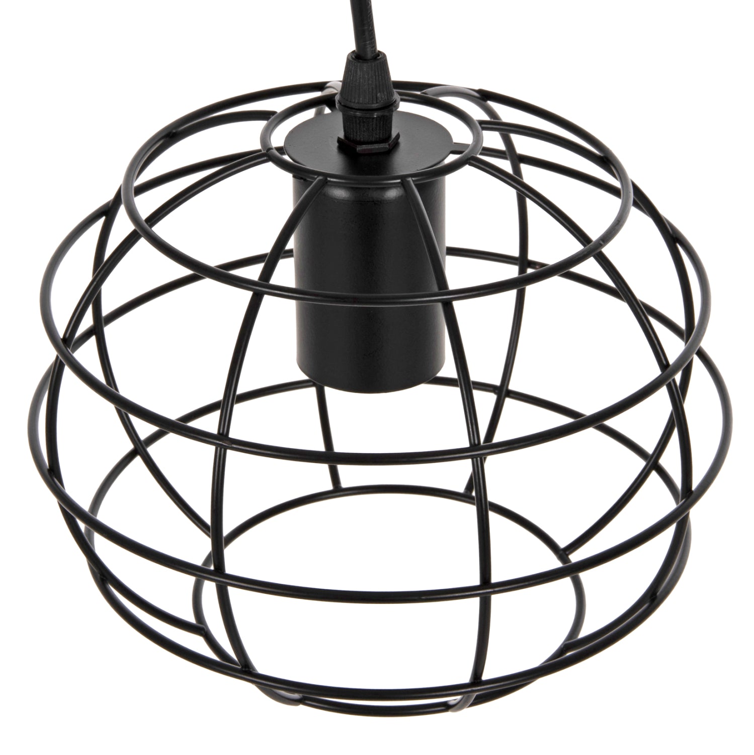 CEILING PENDANT LAMP HM4038 3 METAL SPHERES Φ23x122Hcm.
