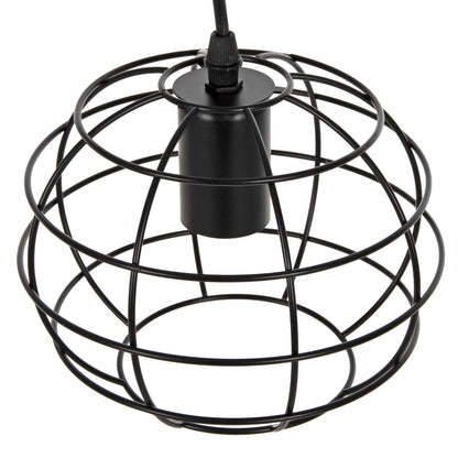CEILING PENDANT LAMP HM4038 3 METAL SPHERES Φ23x122Hcm.