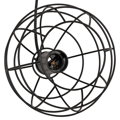 CEILING PENDANT LAMP HM4038 3 METAL SPHERES Φ23x122Hcm.