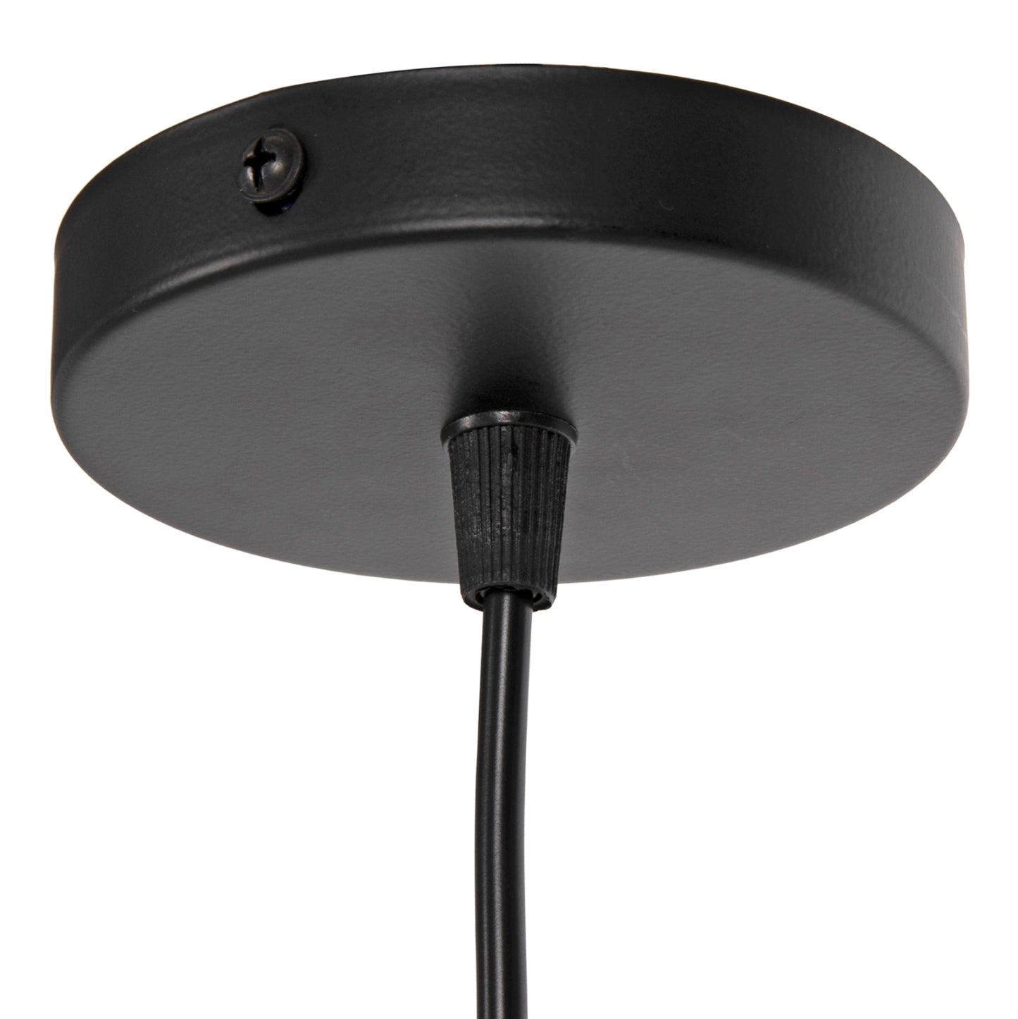 CEILING PENDANT LAMP HM4062 BLACK METAL-ROPE 33x37x128Hcm.