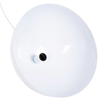 CEILING PENDANT LAMP HM4079 WHITE METAL ROUND CAP Φ40x125Hcm.