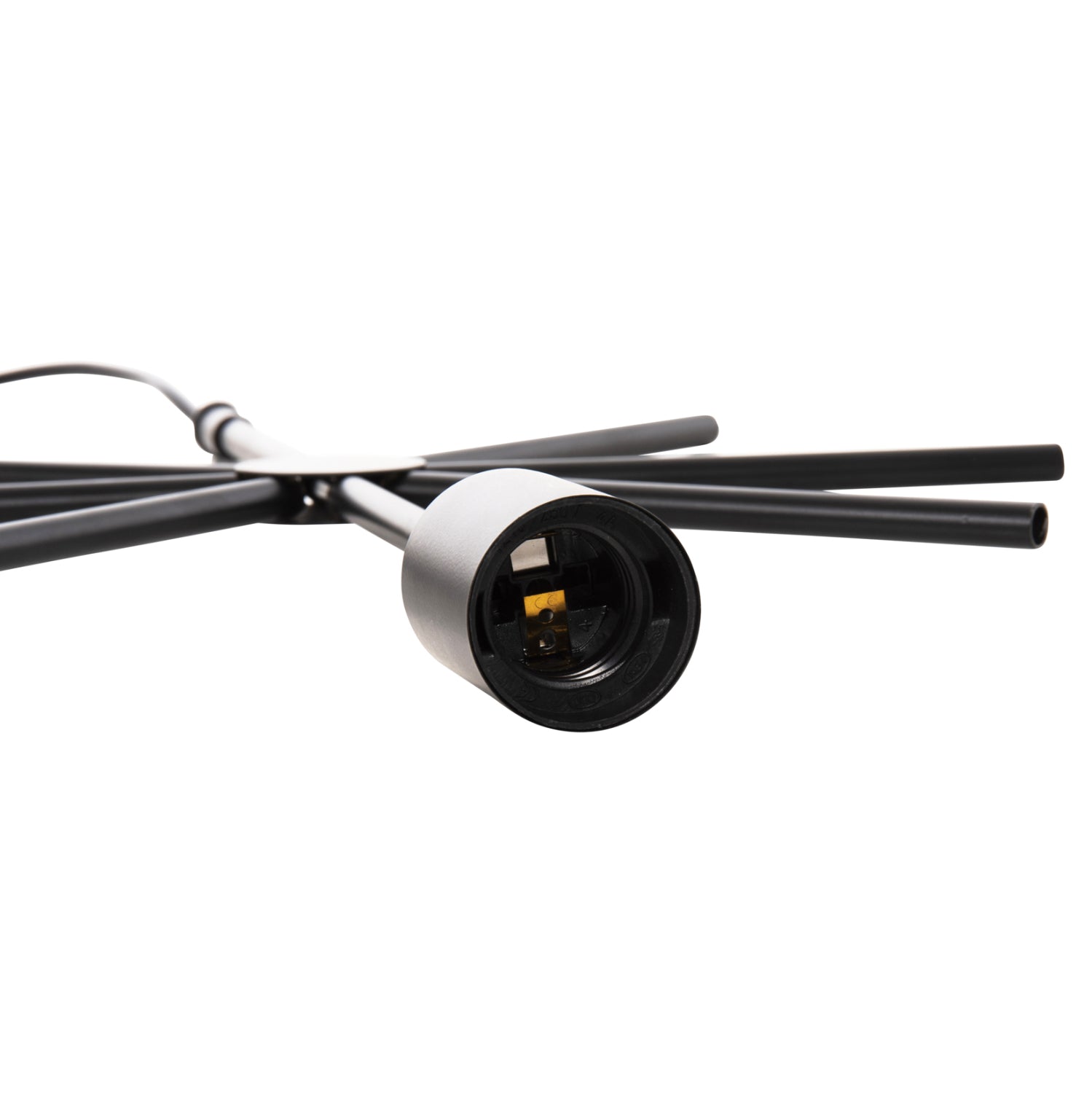 CEILING PENDANT LUMINAIRE HM4098 BLACK METAL STAR 34x40x106H cm.