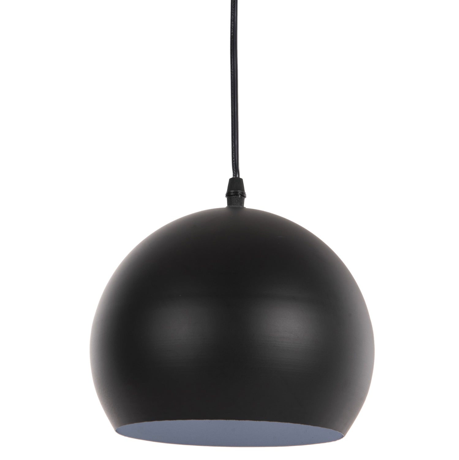 CEILING PENDANT LAMP HM4107 BLACK METAL CAP 19x19x115Hcm.