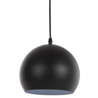 CEILING PENDANT LAMP HM4107 BLACK METAL CAP 19x19x115Hcm.