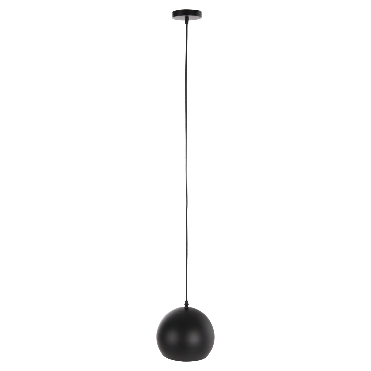 CEILING PENDANT LAMP HM4107 BLACK METAL CAP 19x19x115Hcm.