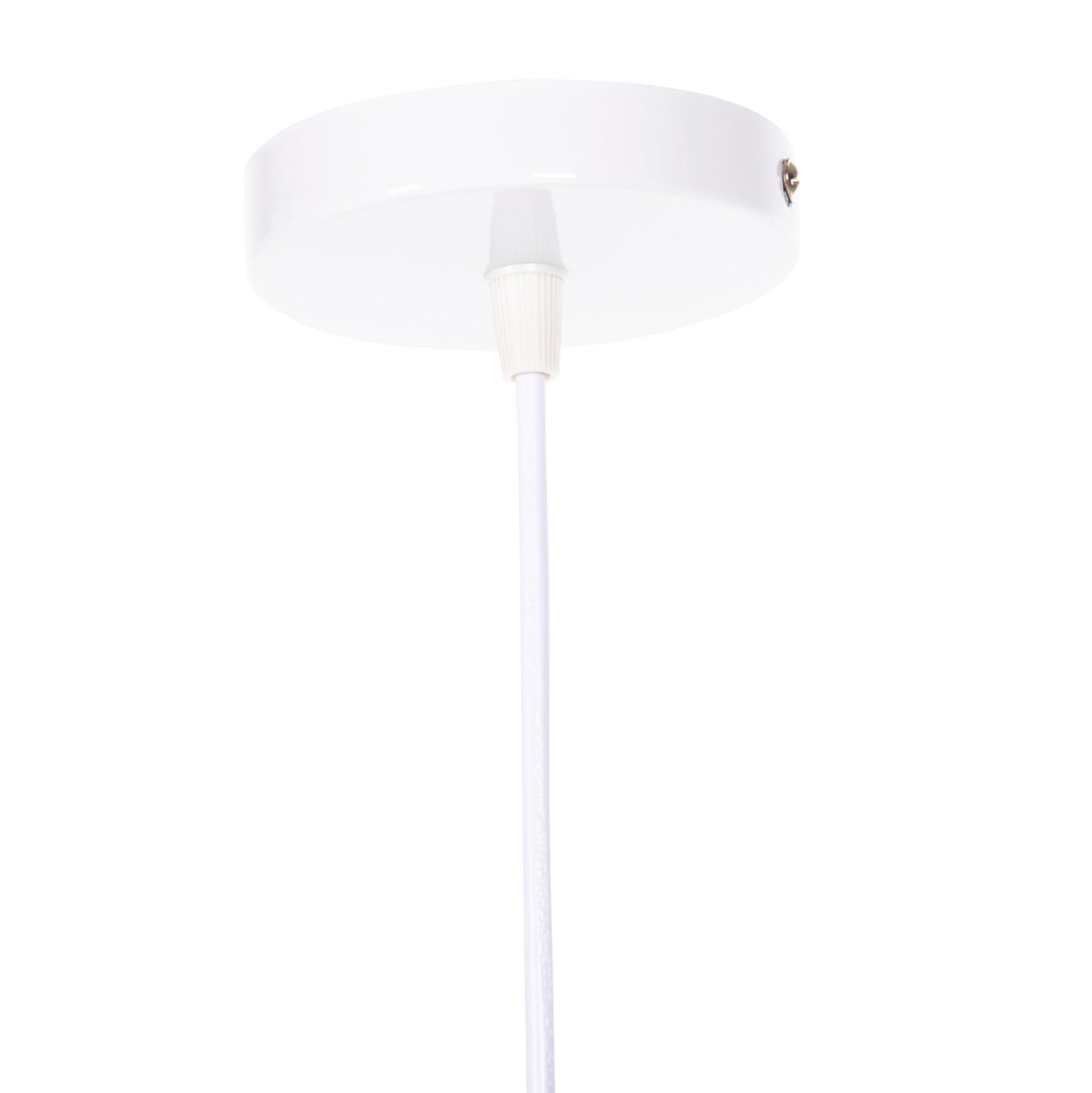 CEILING PENDANT LAMP HM4108 WHITE METAL BELL 19x19x115H cm.