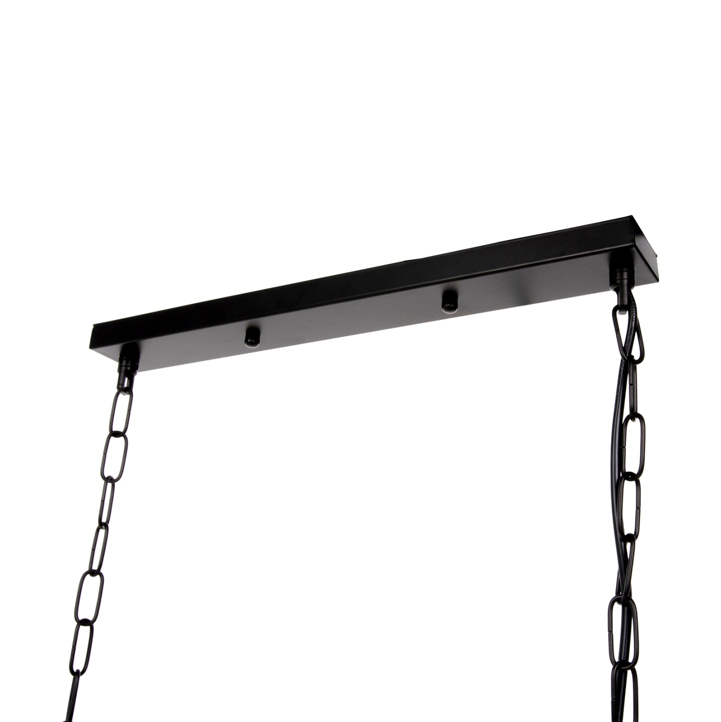 CEILING PENDANT LAMP HM4128 6LIGHTS-BLACK METAL FRAME 77,5x25x101Hcm.
