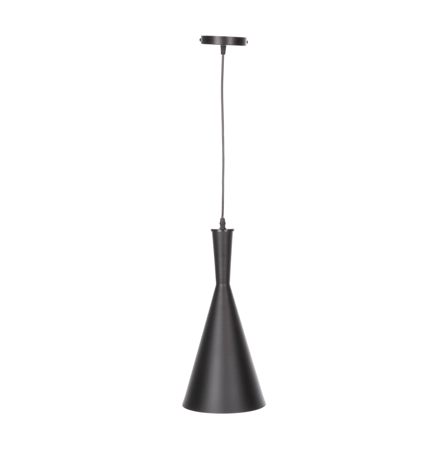 CEILING PENDANT LAMP HM4134 BLACK ALUMINUM CAP Φ18x130Hcm.