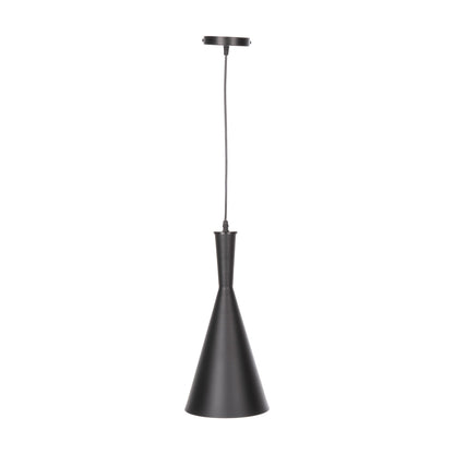 CEILING PENDANT LAMP HM4134 BLACK ALUMINUM CAP Φ18x130Hcm.