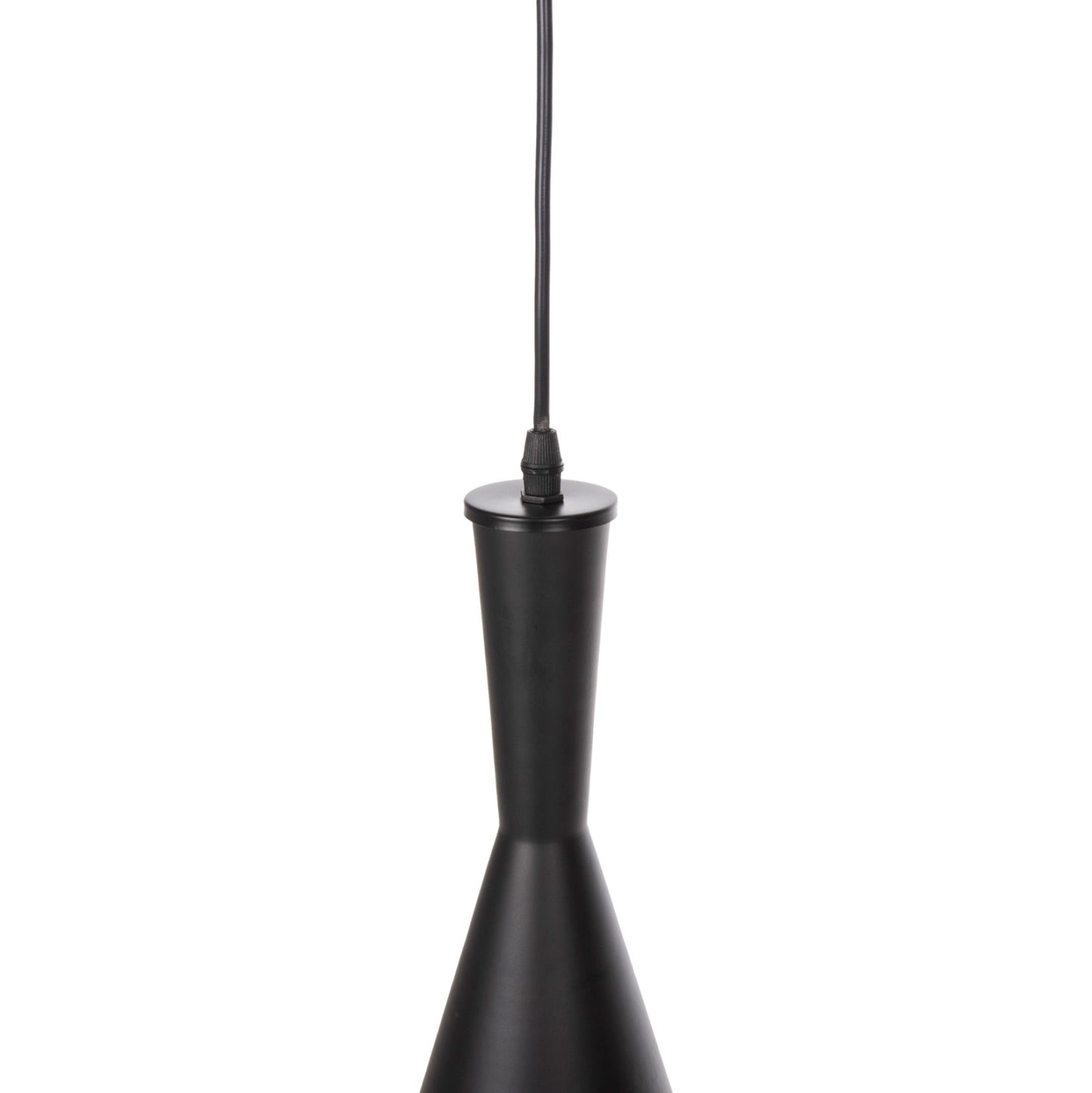 CEILING PENDANT LAMP HM4134 BLACK ALUMINUM CAP Φ18x130Hcm.