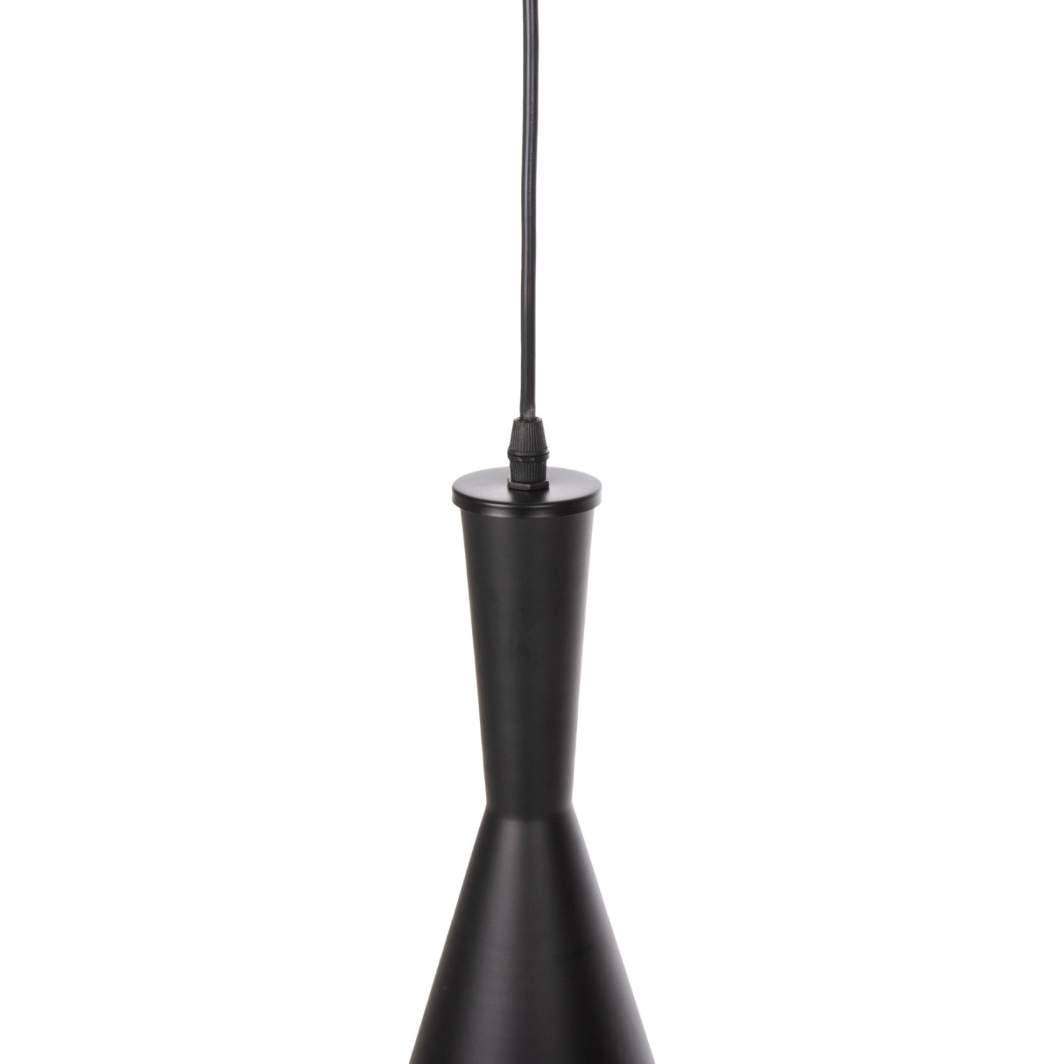 CEILING PENDANT LAMP HM4134 BLACK ALUMINUM CAP Φ18x130Hcm.